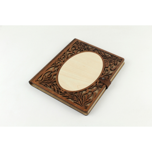 Wooden Cover Notebook (050)