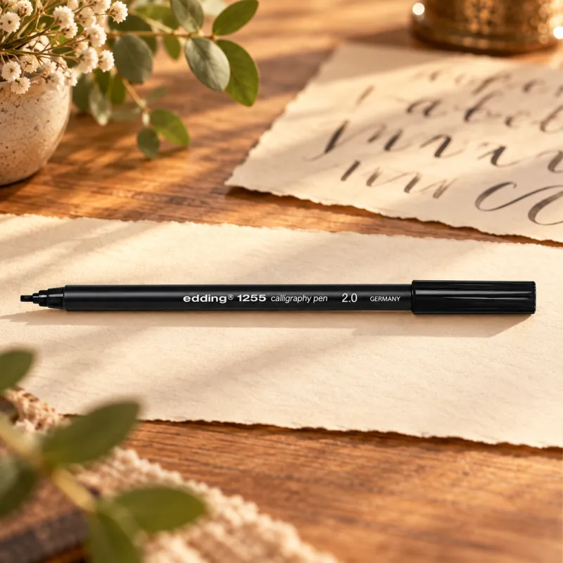 Edding Kalligrafiepen 1255 - 2.0 mm zwart