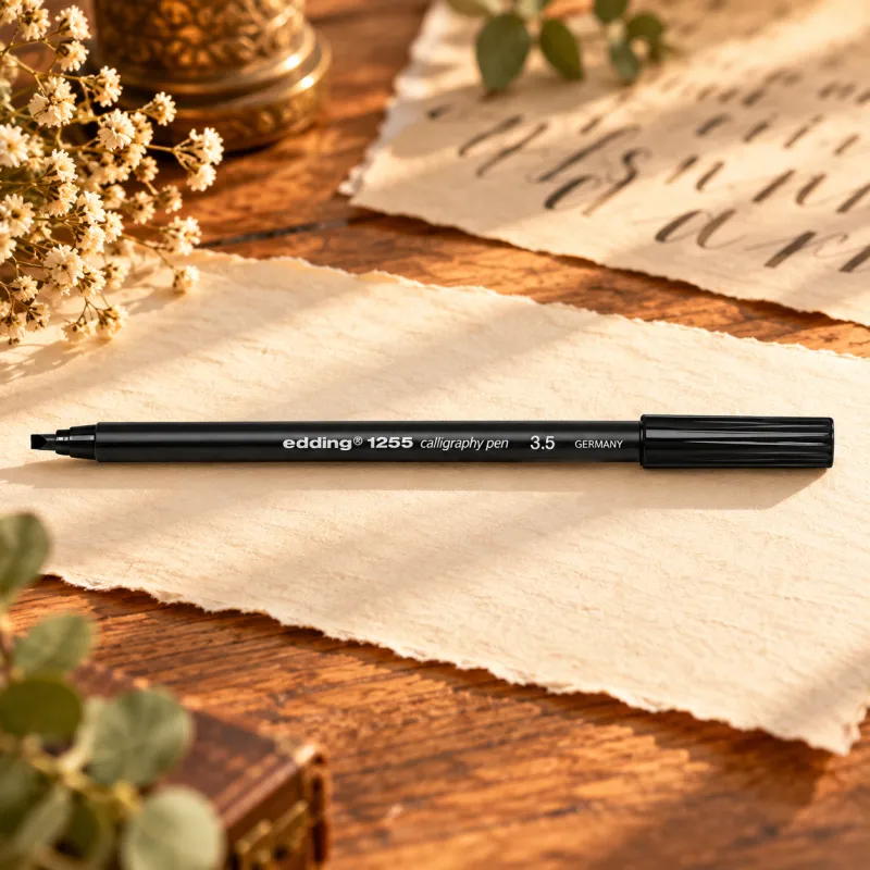 Edding Kalligrafiepen 1255 - 3.5 mm zwart