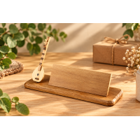 Bureau naambord met saz