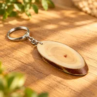 Sleutelhanger hout